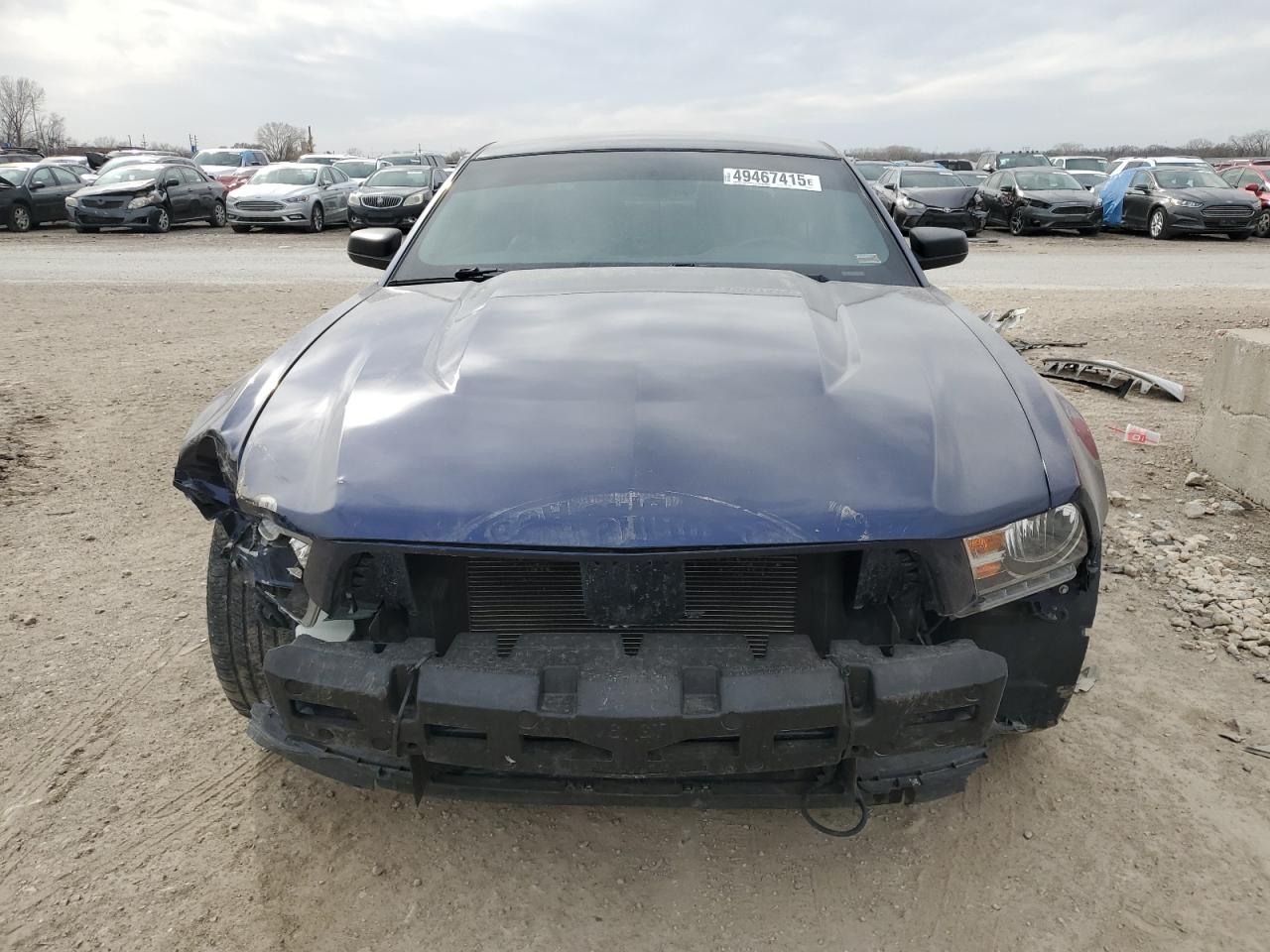 2012 Ford Mustang VIN 1ZVBP8AM7C5225184 Copart auction photo, front end / side damage thumbnail 5