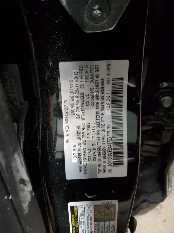 2014 Mazda CX-9 VIN JM3TB3DA0E0441766 Copart auction photo, all over / undercarriage damage thumbnail 15