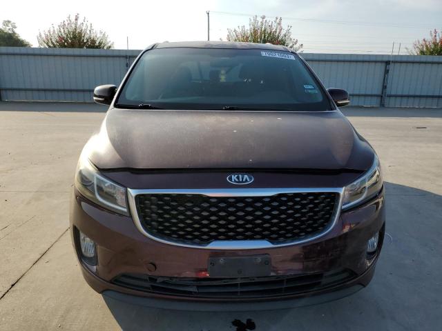 2015 KIA Sedona VIN KNDMC5C13F6050505 Copart auction photo, front end / minor dent/scratches damage thumbnail 5