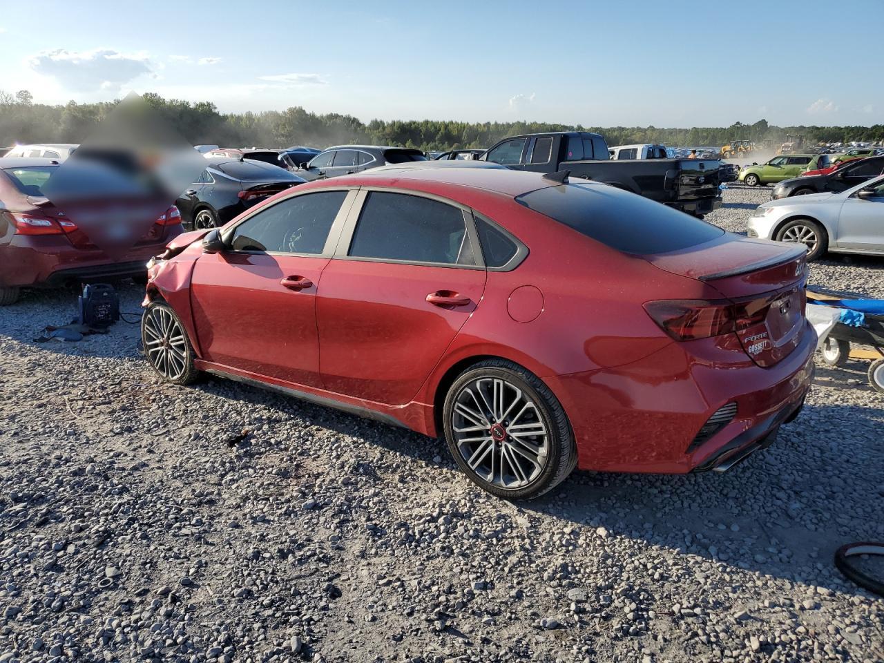 2022 KIA Forte VIN 3KPF44AC7NE486559 Copart auction photo, front end damage thumbnail 2