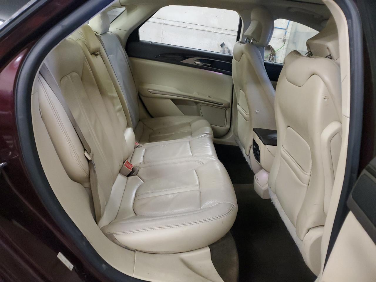 2013 Lincoln MKZ VIN 3LN6L2J91DR823662 Copart auction photo, rear end damage thumbnail 10