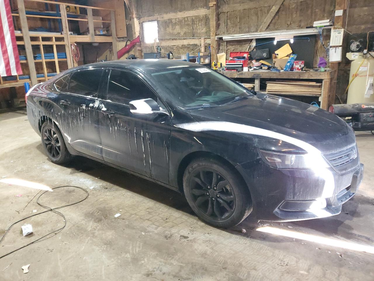 2017 Chevrolet Impala VIN 1G1105S38HU211498 Copart auction photo, side / front end damage thumbnail 4