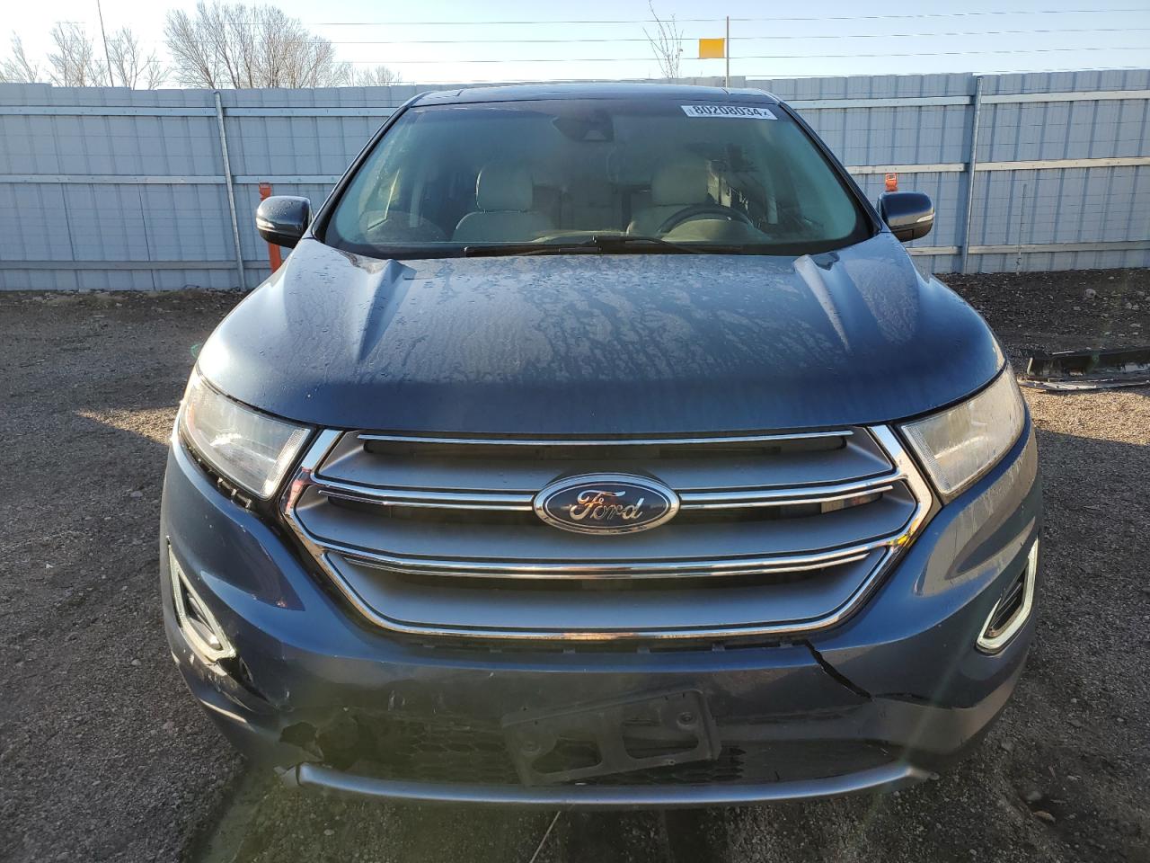 2018 Ford Edge VIN 2FMPK4K98JBB32804 Copart auction photo, rear end / front end damage thumbnail 5