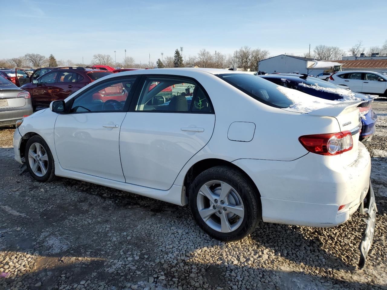 2012 Toyota Corolla VIN 5YFBU4EE0CP062128 Copart auction photo, front end / rear end damage thumbnail 2