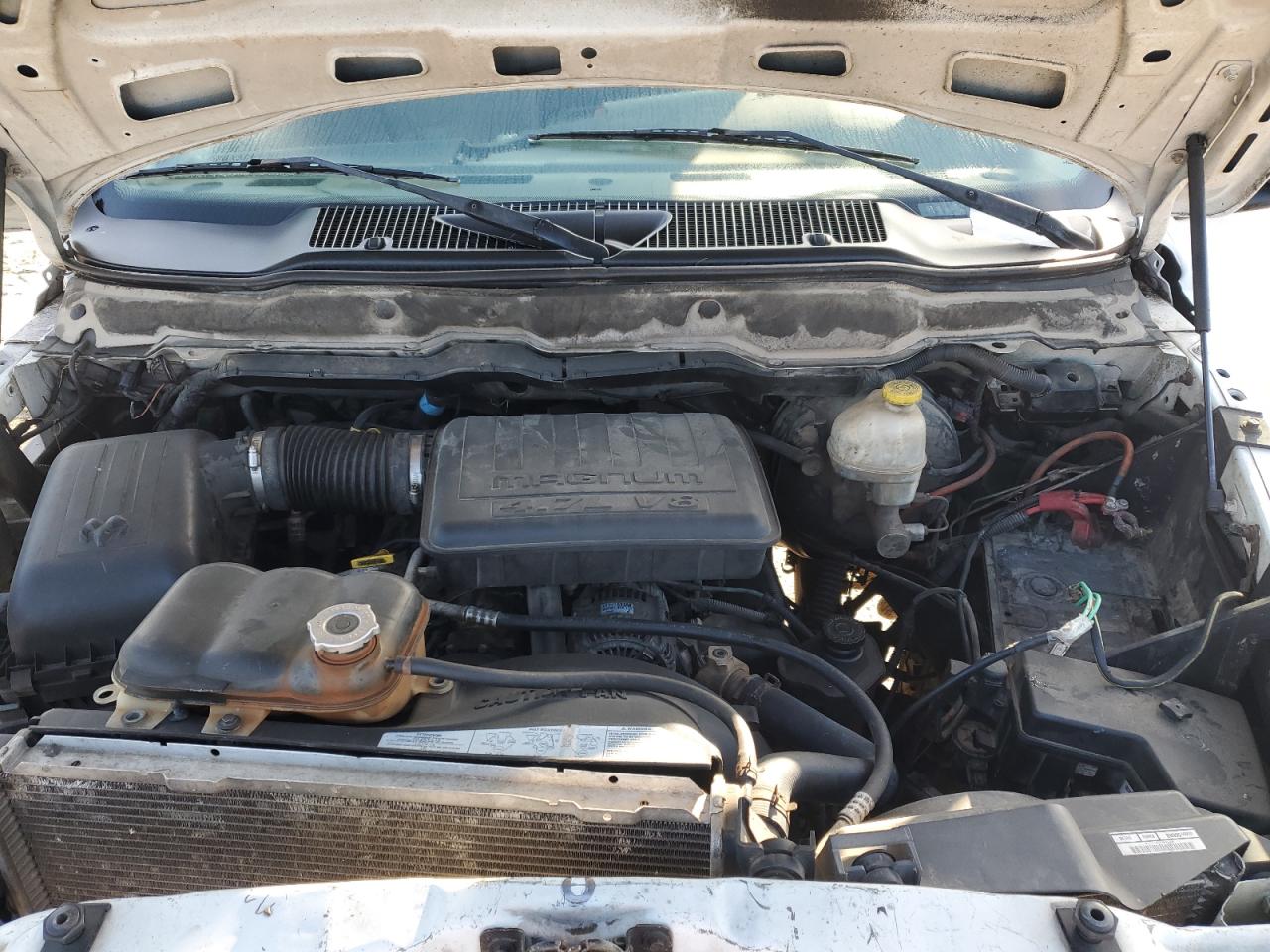 2003 Dodge RAM VIN 1D7HA16N33J681087 Copart auction photo, front end / side damage thumbnail 11