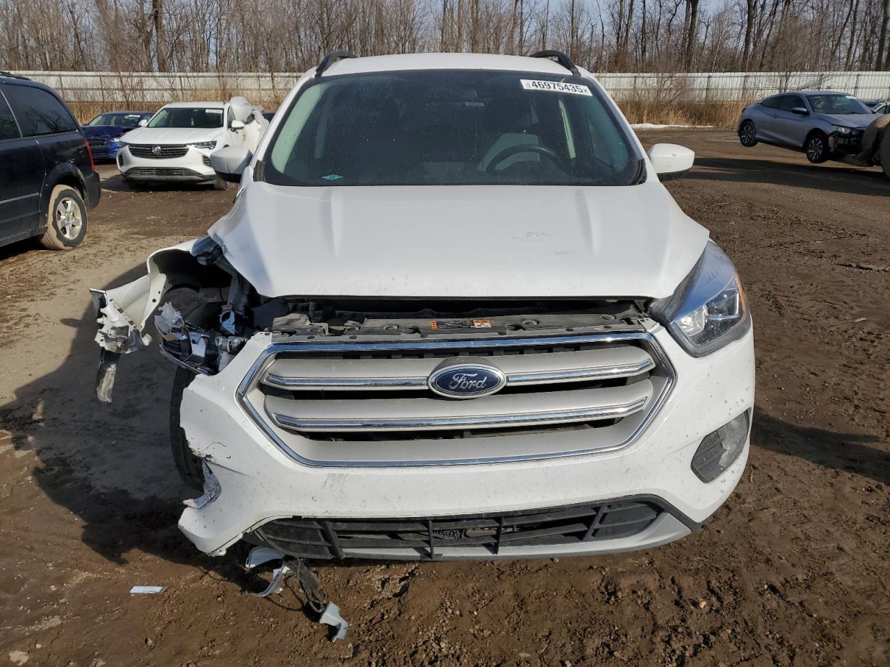 2017 Ford Escape VIN 1FMCU9G91HUF06608 Copart auction photo, front end / side damage thumbnail 5