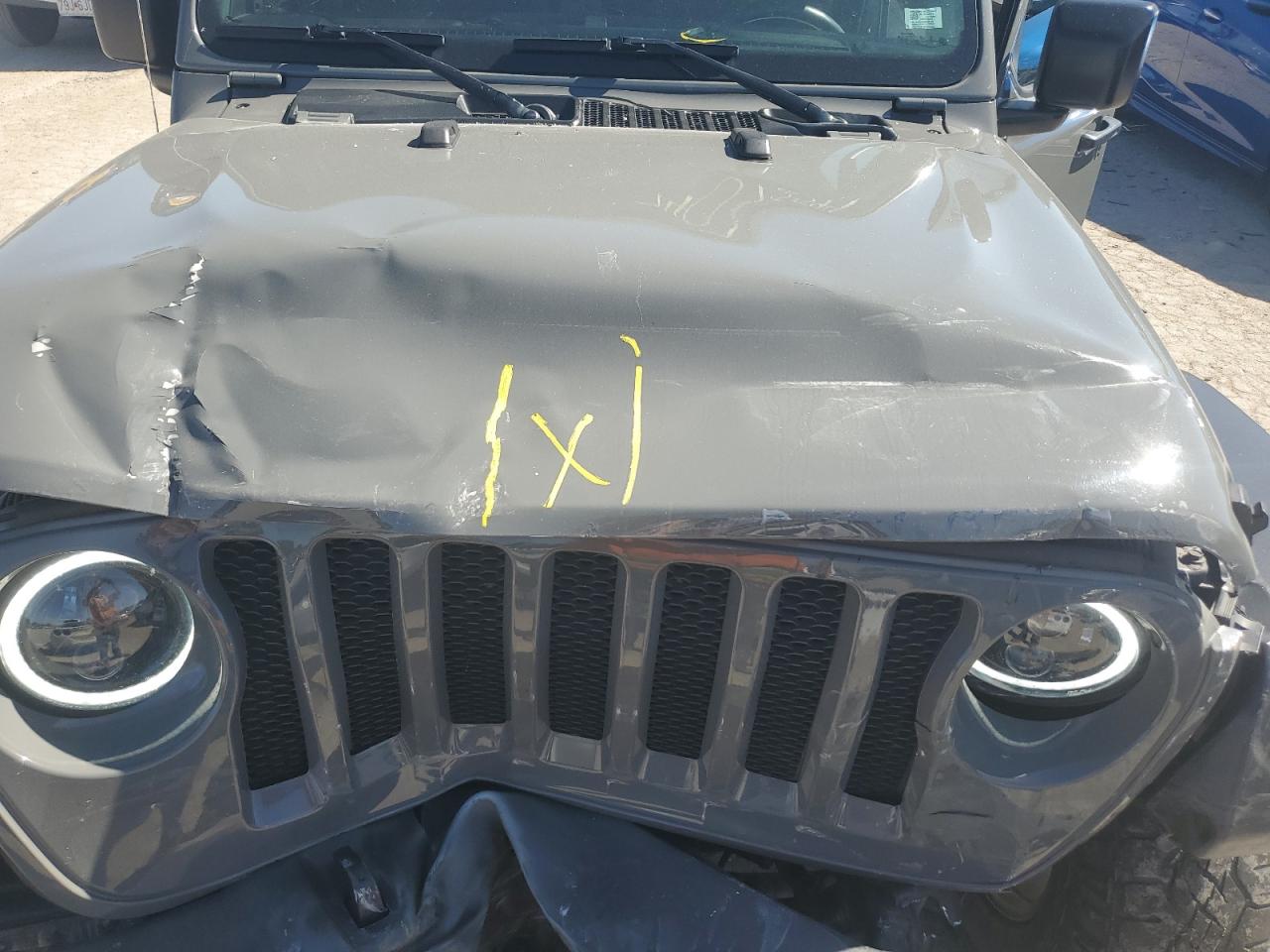 2019 Jeep Wrangler VIN 1C4HJXDN5KW565343 Copart auction photo, front end damage thumbnail 12