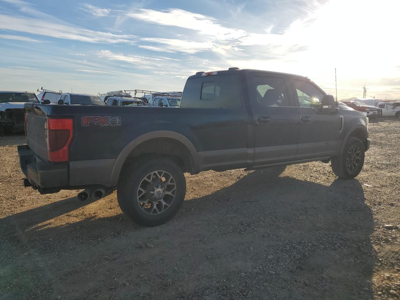 2022 Ford F350 VIN 1FT8W3BT5NEG24042 Copart auction photo, front end / side damage thumbnail 3
