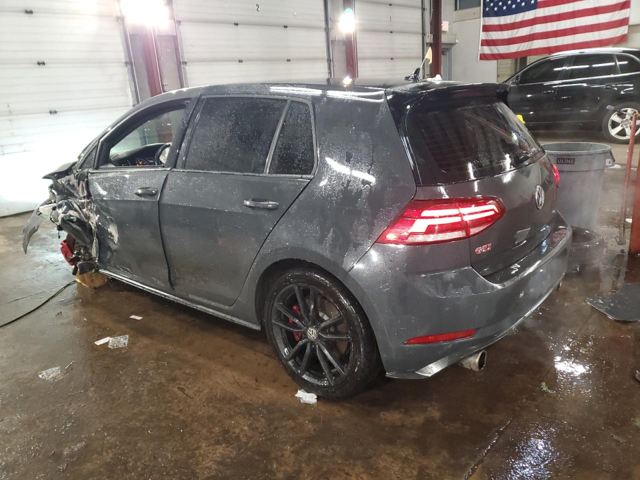 2019 Volkswagen GTI VIN 3VW6T7AU0KM006664 Copart auction photo, side / front end damage thumbnail 2