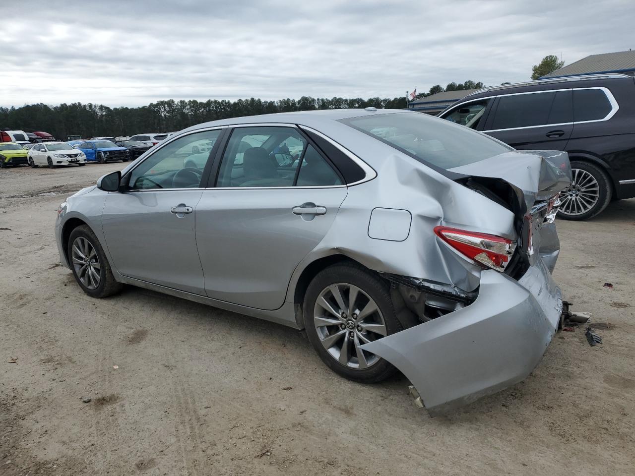 2017 Toyota Camry VIN 4T1BF1FK7HU447155 Copart auction photo, rear end / front end damage thumbnail 2