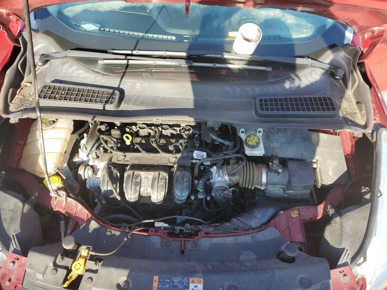 2016 Ford Escape VIN 1FMCU0G75GUC35867 Copart auction photo, water/flood damage thumbnail 12