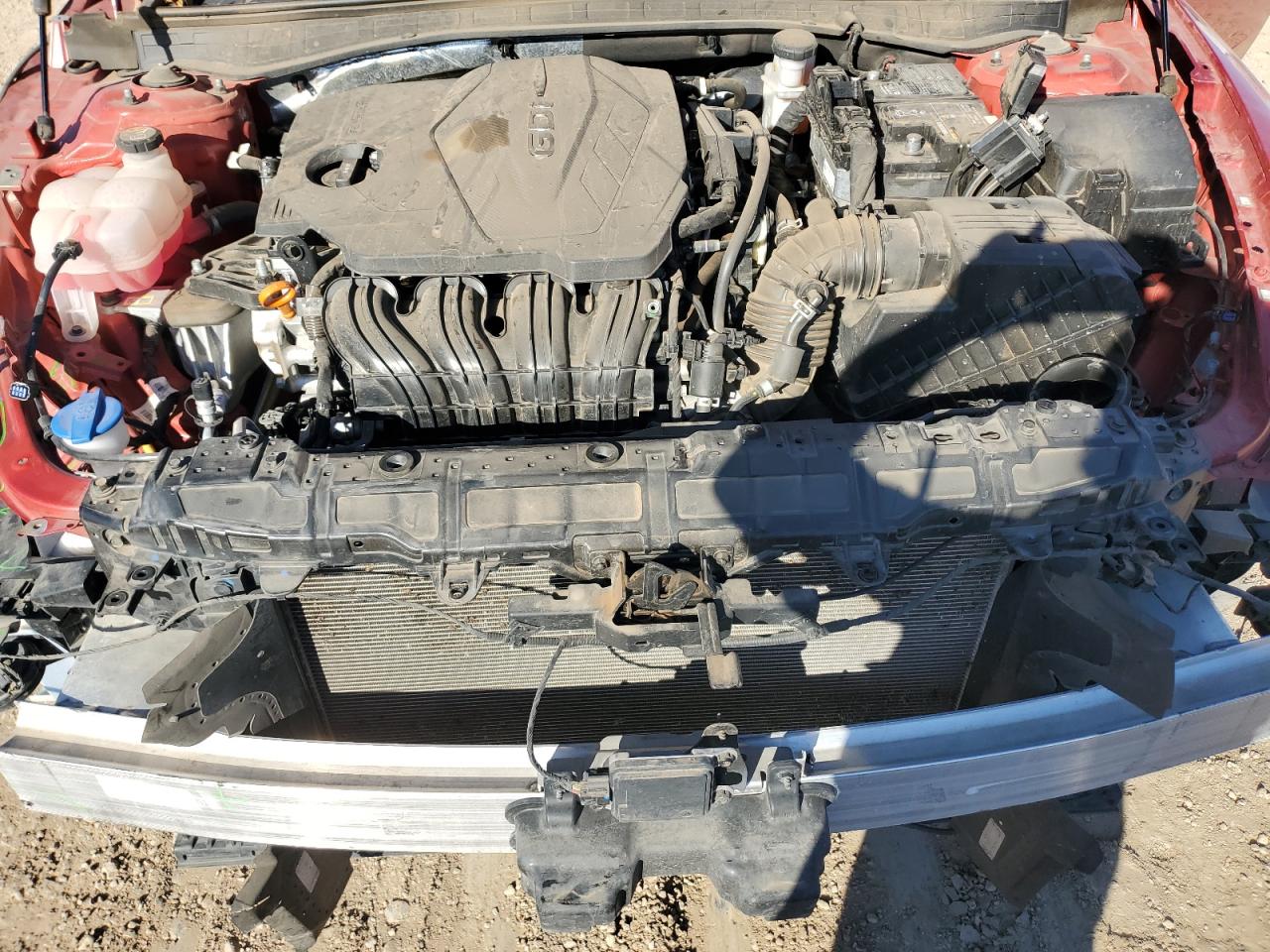 2021 Hyundai Sonata VIN 5NPEL4JA0MH090061 Copart auction photo, mechanical / all over damage thumbnail 11