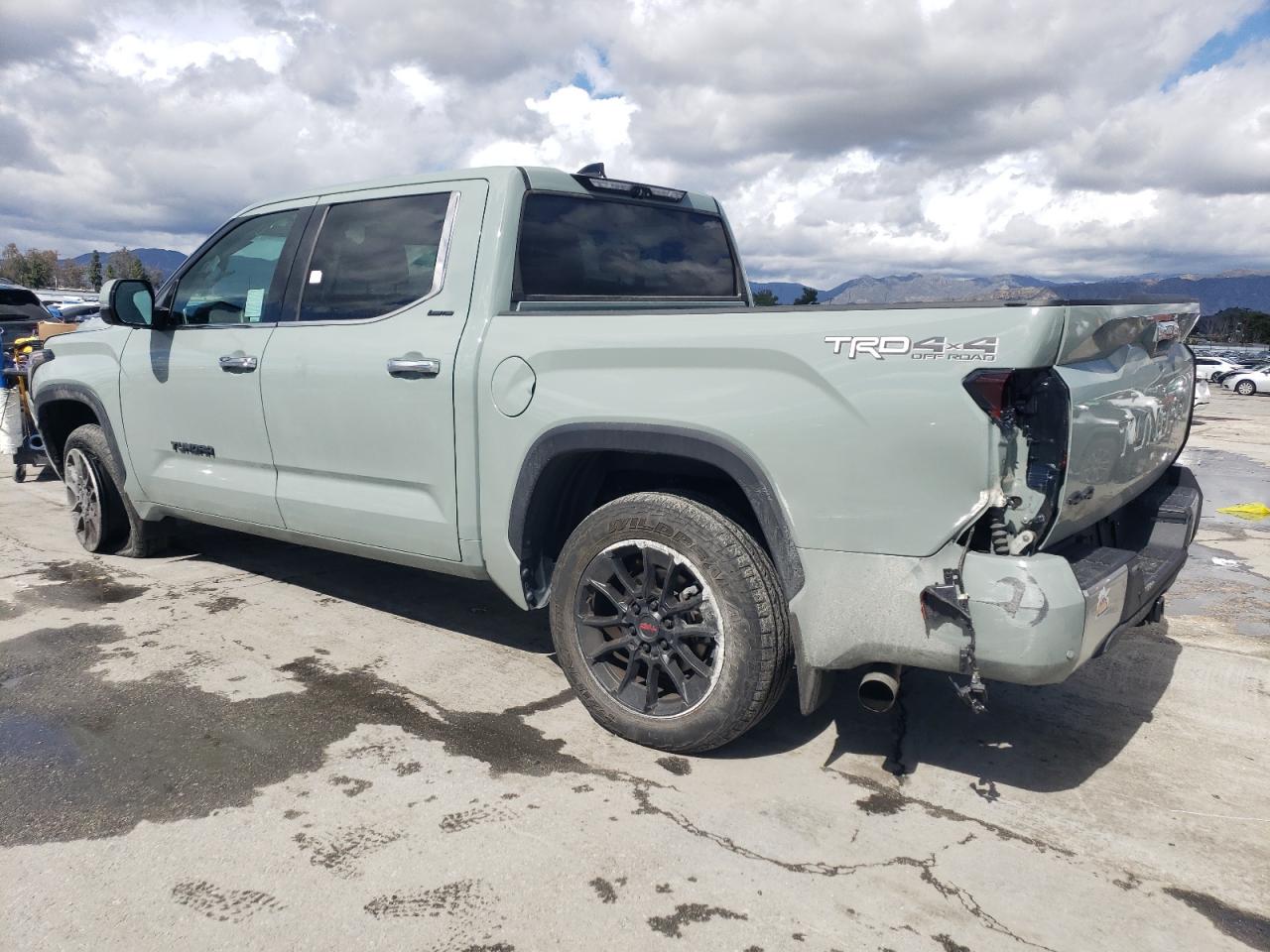 2023 Toyota Tundra VIN 5TFJA5DB8PX078148 Copart auction photo, side / rear end damage thumbnail 2