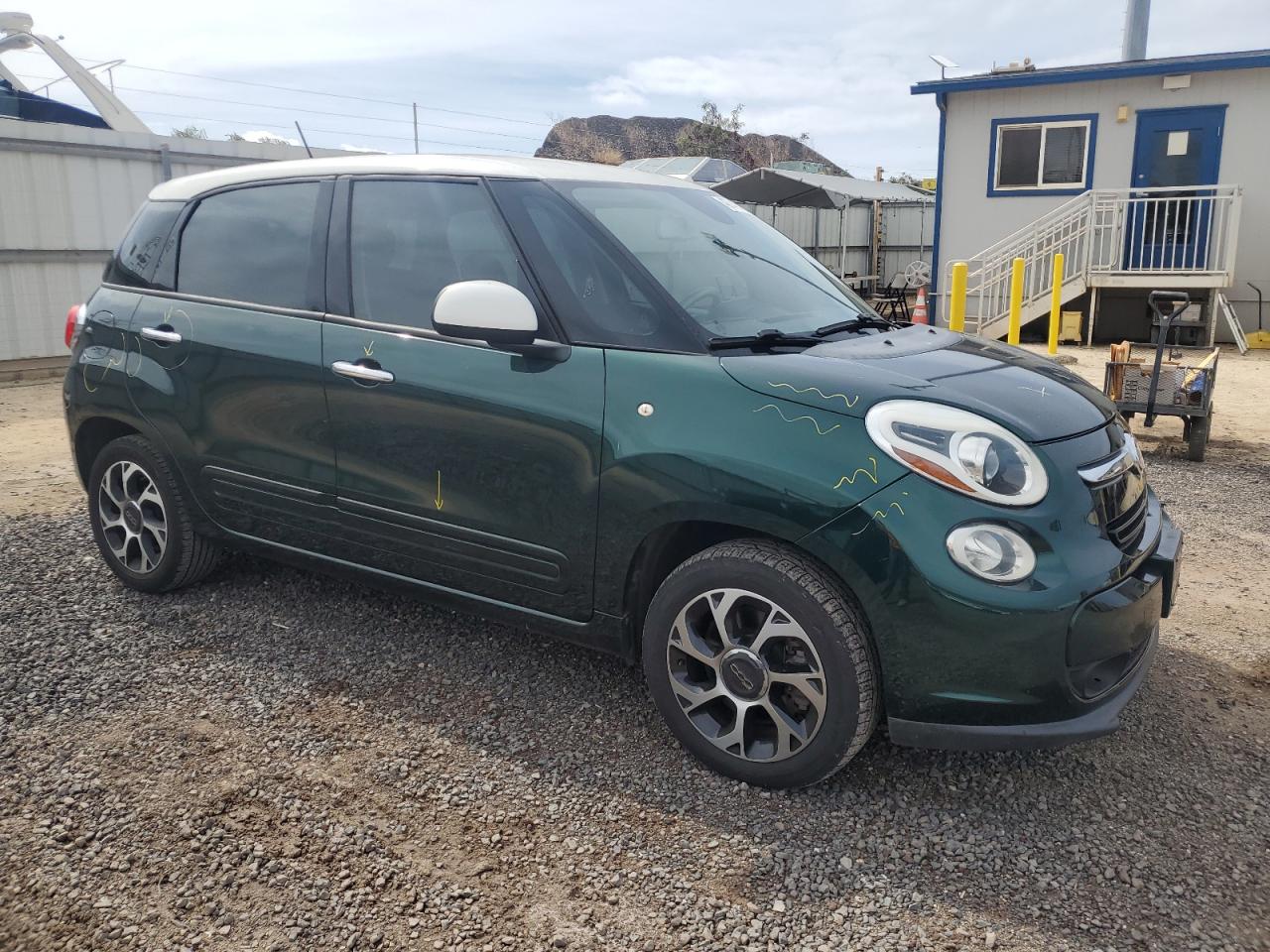 2014 Fiat 500 VIN ZFBCFABH8EZ001889 Copart auction photo, front end damage thumbnail 4