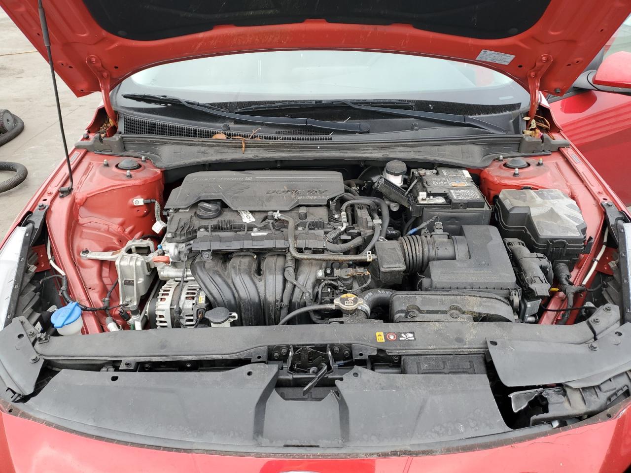 2021 Hyundai Elantra VIN 5NPLM4AG6MH002400 Copart auction photo, side / front end damage thumbnail 13