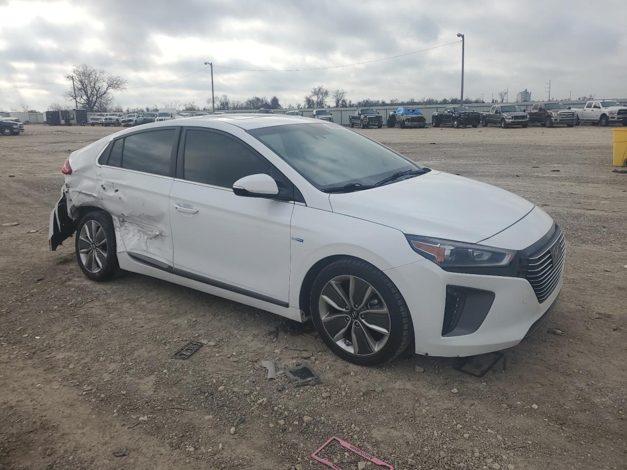 2019 Hyundai IONIQ VIN KMHC05LCXKU116510 Copart auction photo, rear end / side damage thumbnail 4