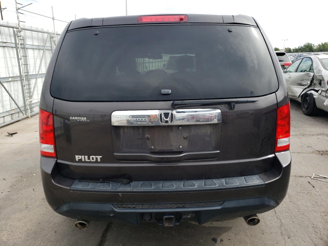 2012 Honda Pilot VIN 5FNYF3H56CB012033 Copart auction photo, front end / side damage thumbnail 6