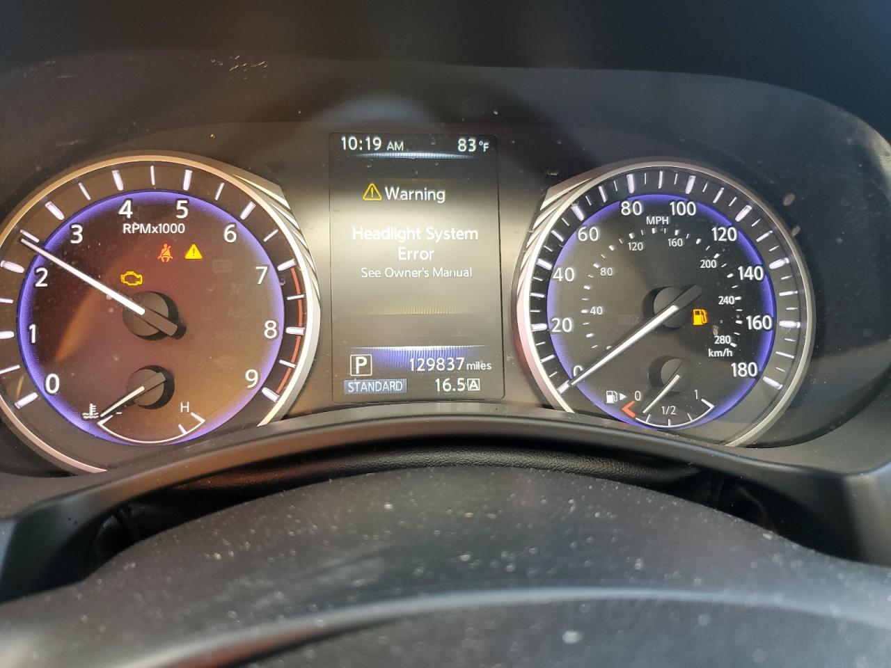2017 Infiniti Q50 VIN JN1EV7AR0HM838081 Copart auction photo, front end damage thumbnail 9