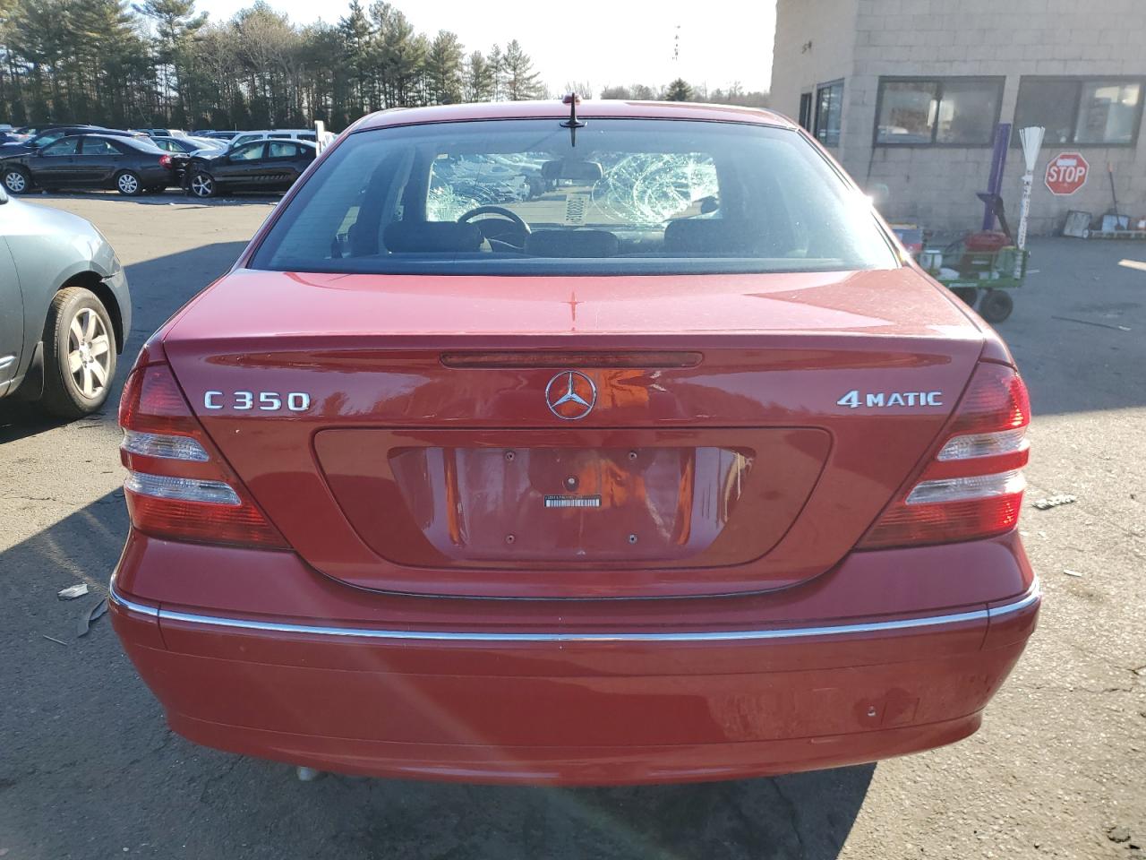 2007 Mercedes-Benz C-klasse VIN WDBRF87H47F901393 Copart auction photo, front end / top/roof damage thumbnail 6