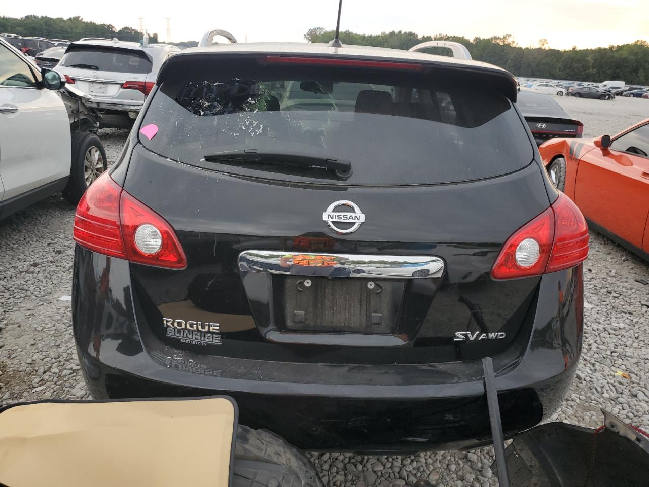 2013 Nissan Rogue VIN JN8AS5MV7DW644510 Copart auction photo, front end / undercarriage damage thumbnail 6