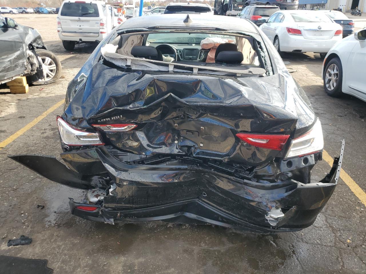2018 Chevrolet Malibu VIN 1G1ZB5ST9JF277873 Copart auction photo, all over / mechanical damage thumbnail 6