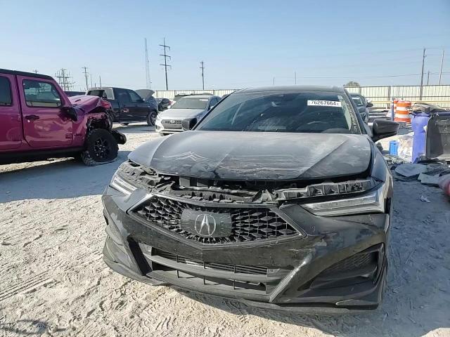 2023 Acura TLX VIN 19UUB5F49PA003696 Copart auction photo, front end / minor dent/scratches damage thumbnail 11