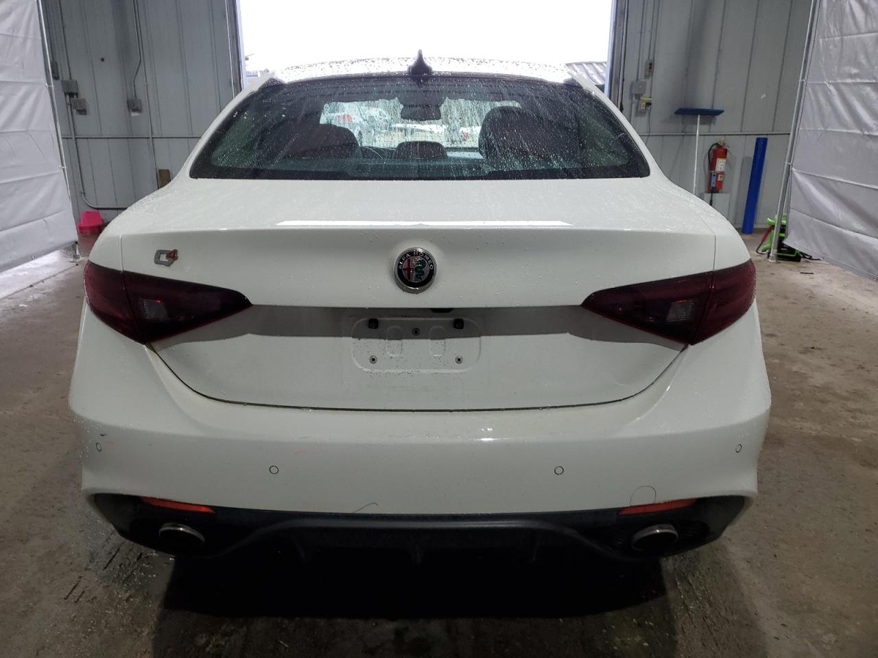 2018 Alfa Romeo Giulia VIN ZARFAEEN6J7578112 Copart auction photo, front end damage thumbnail 6