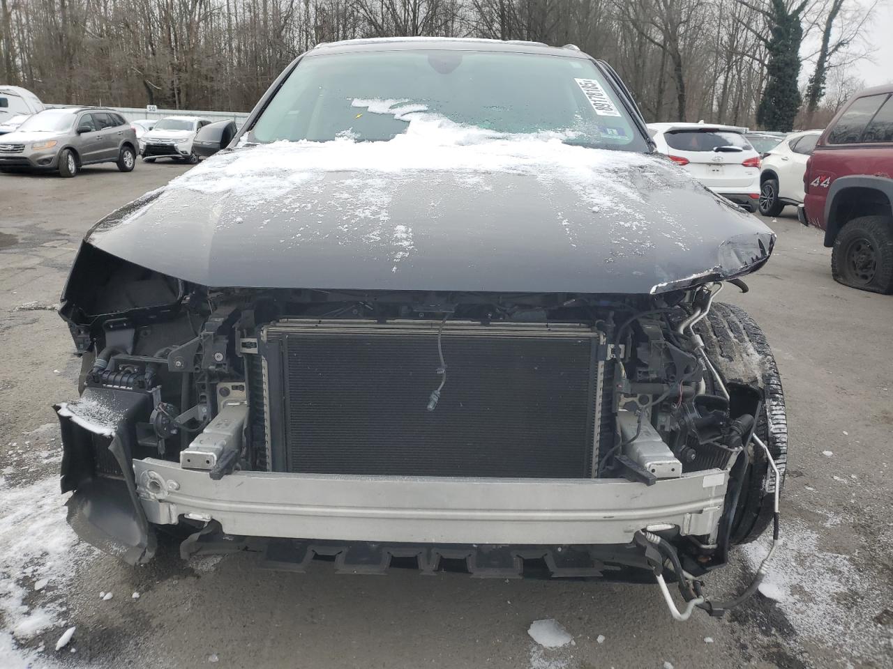 2019 Audi Q7 VIN WA1VAAF74KD019878 Copart auction photo, front end damage thumbnail 5