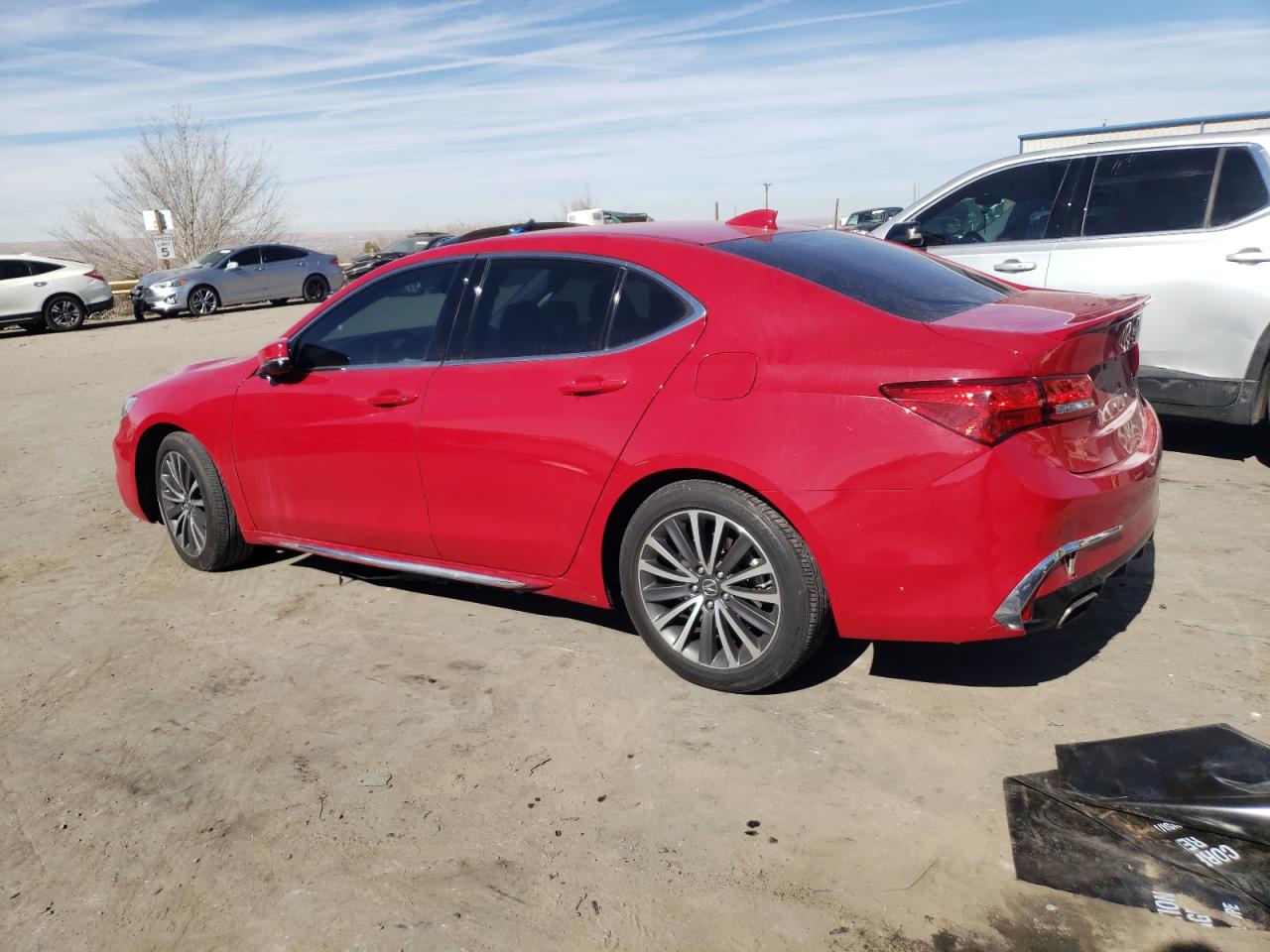 2018 Acura TLX VIN 19UUB2F79JA000376 Copart auction photo, front end damage thumbnail 2
