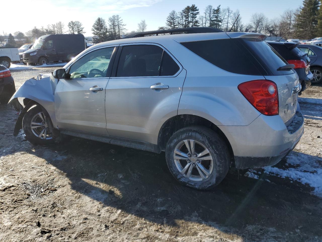 2013 Chevrolet Equinox VIN 2GNALPEK1D1119305 Copart auction photo, front end / undercarriage damage thumbnail 2