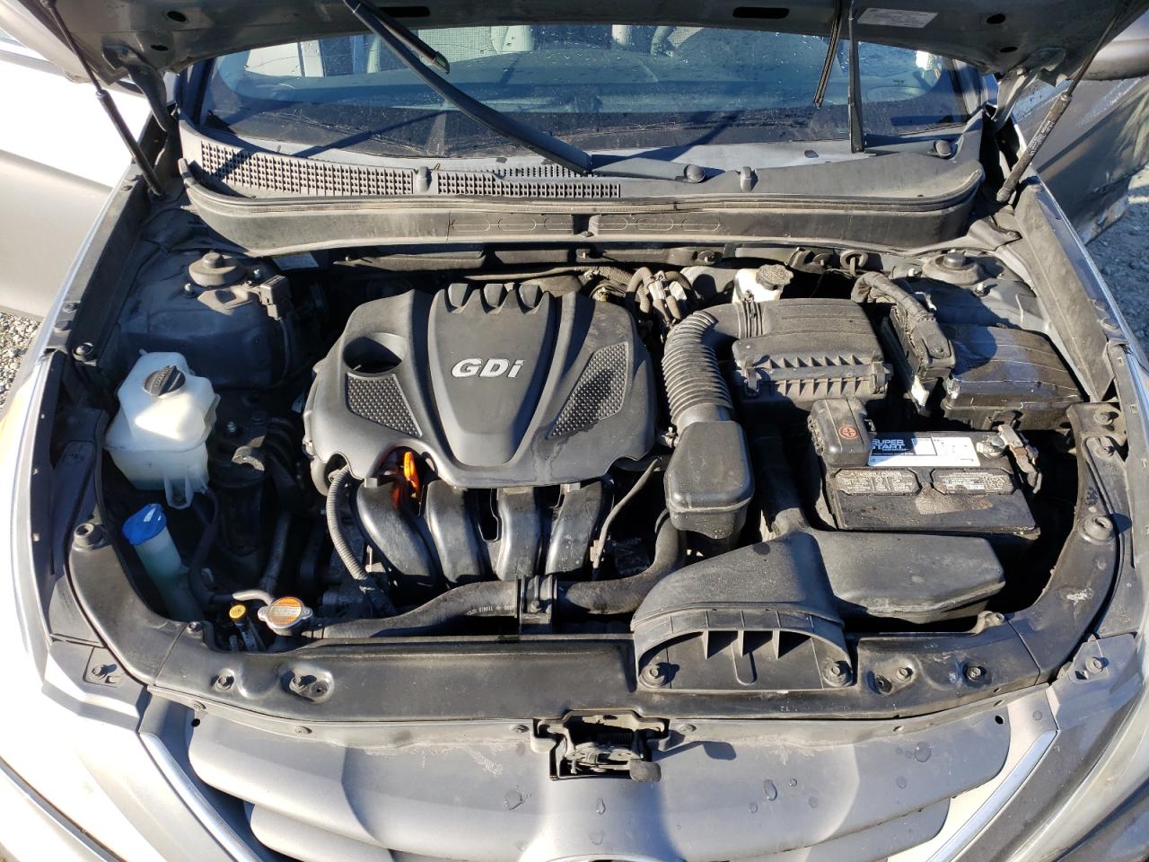 2012 Hyundai Sonata VIN 5NPEB4AC4CH320073 Copart auction photo, front end / side damage thumbnail 11