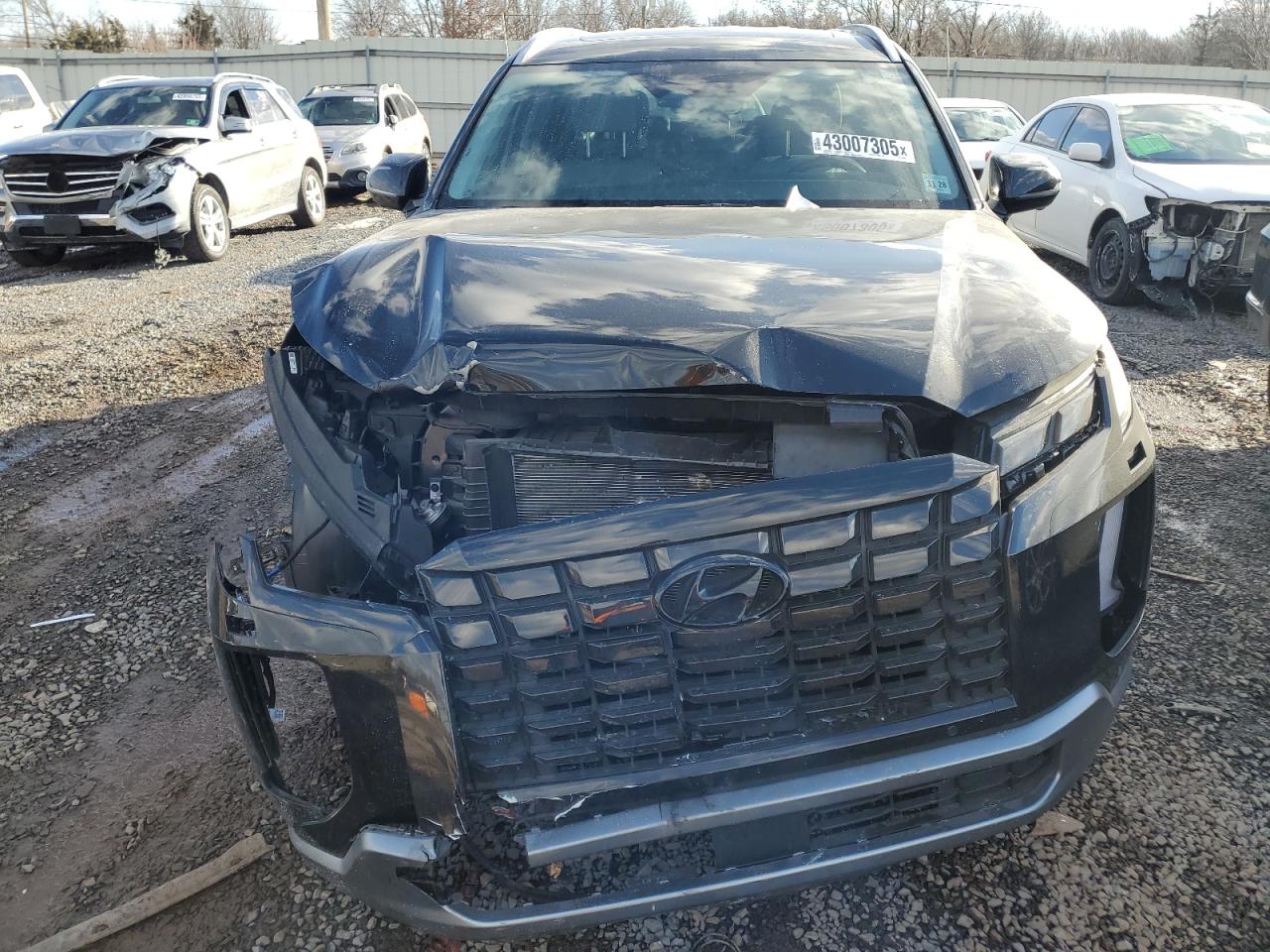 2023 Hyundai Palisade VIN KM8R4DGE1PU595489 Copart auction photo, front end damage thumbnail 5