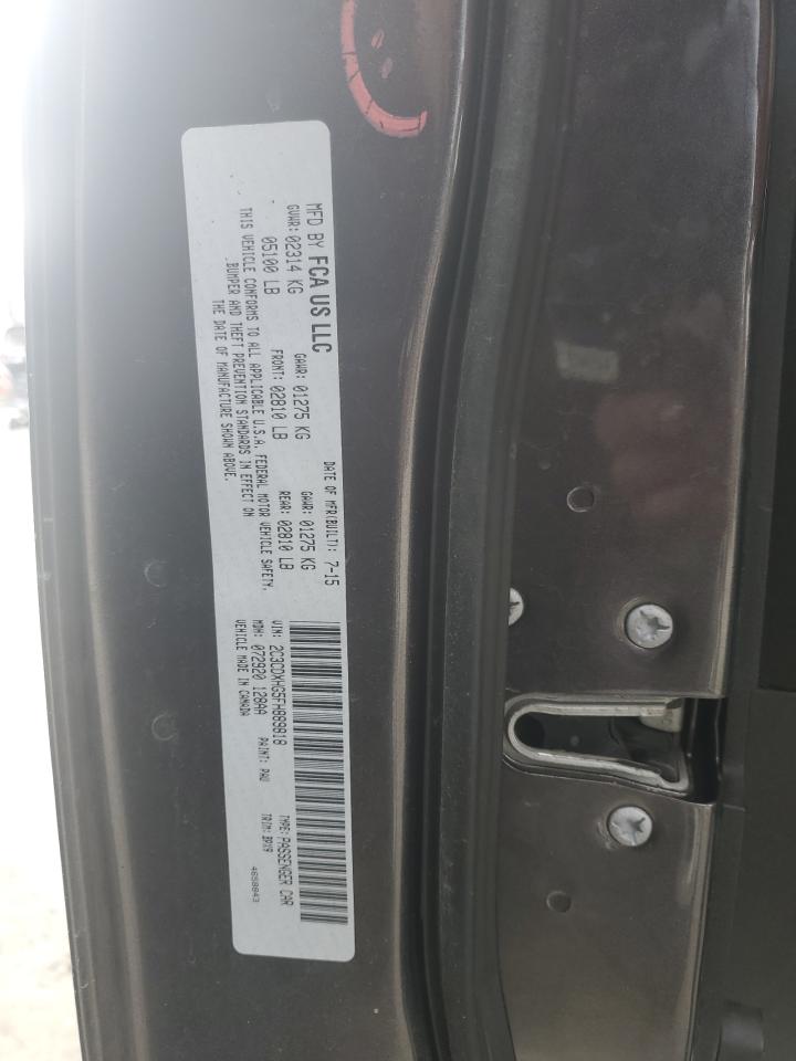 2015 Dodge Charger VIN 2C3CDXHG5FH889818 Copart auction photo, rear end damage thumbnail 15
