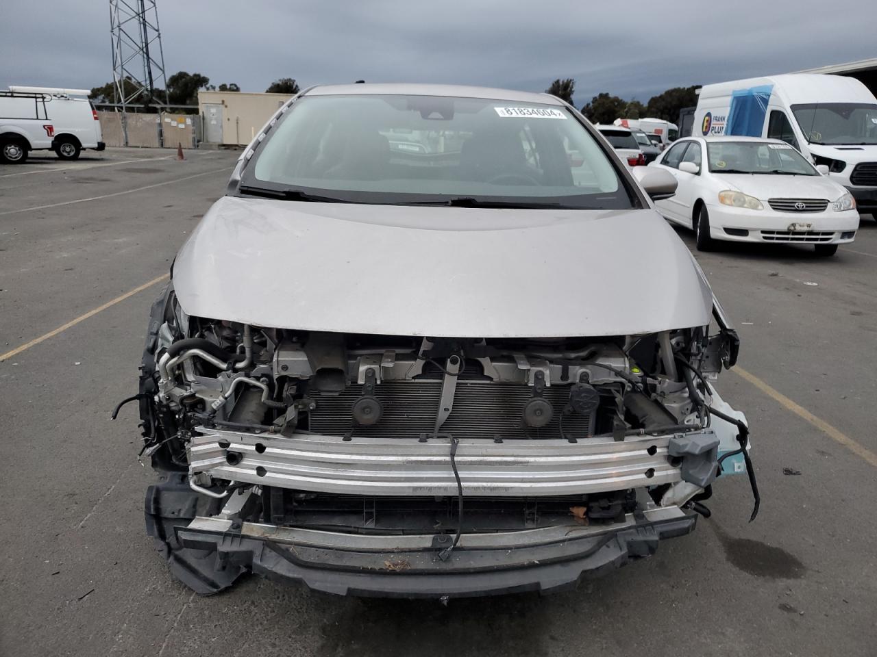 2019 Toyota Prius VIN JTDKARFP4K3108329 Copart auction photo, front end damage thumbnail 5