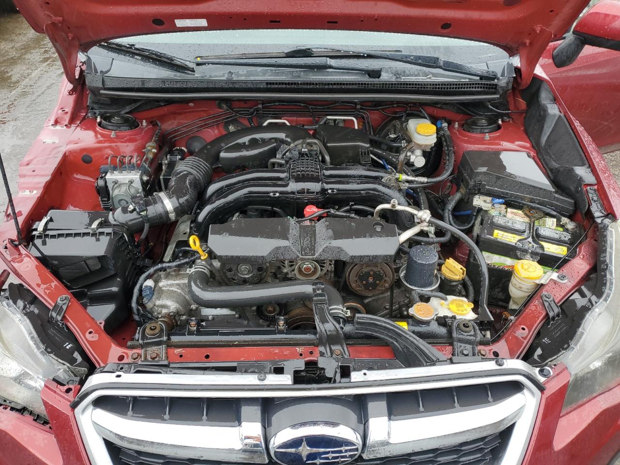 2013 Subaru Impreza VIN JF1GPAD65D1884635 Copart auction photo, front end damage thumbnail 11