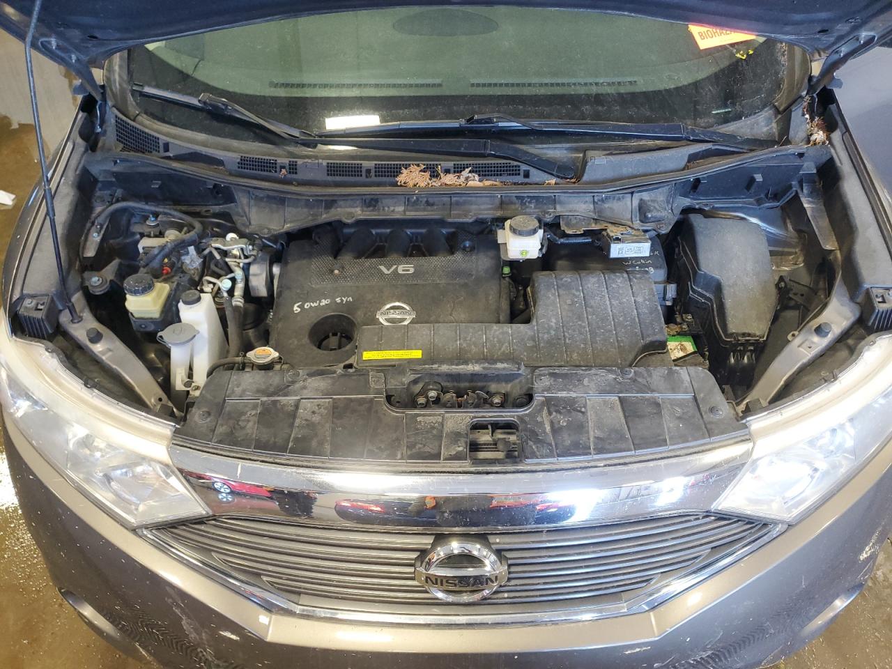 2015 Nissan Quest VIN JN8AE2KP5F9128139 Copart auction photo, side damage thumbnail 12