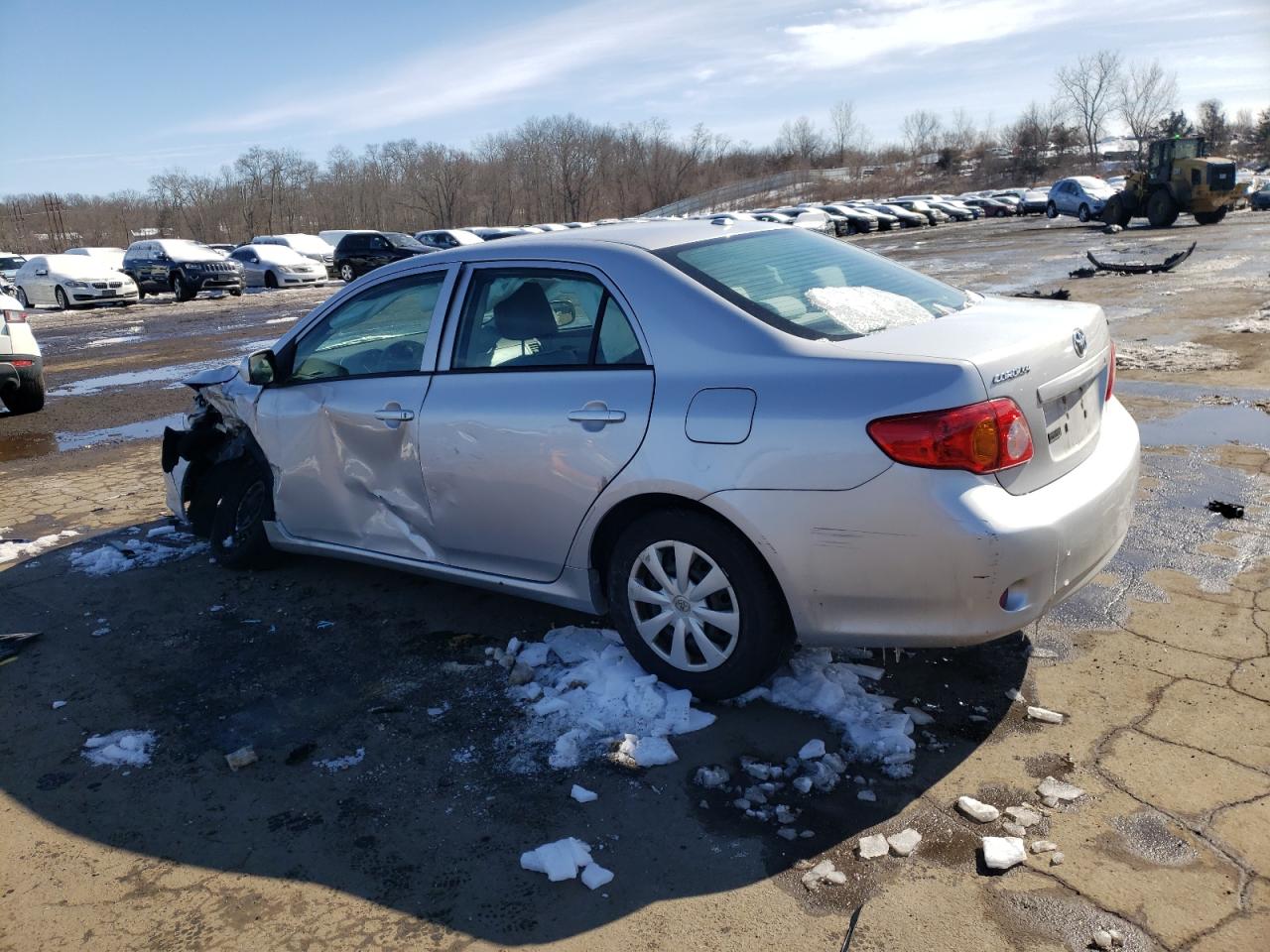 2010 Toyota Corolla VIN 2T1BU4EE1AC279796 Copart auction photo, side / front end damage thumbnail 2