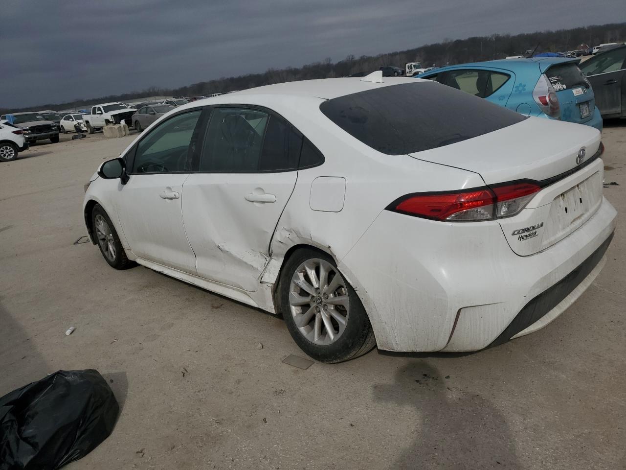 2020 Toyota Corolla VIN 5YFHPRAE8LP028331 Copart auction photo, side damage thumbnail 2