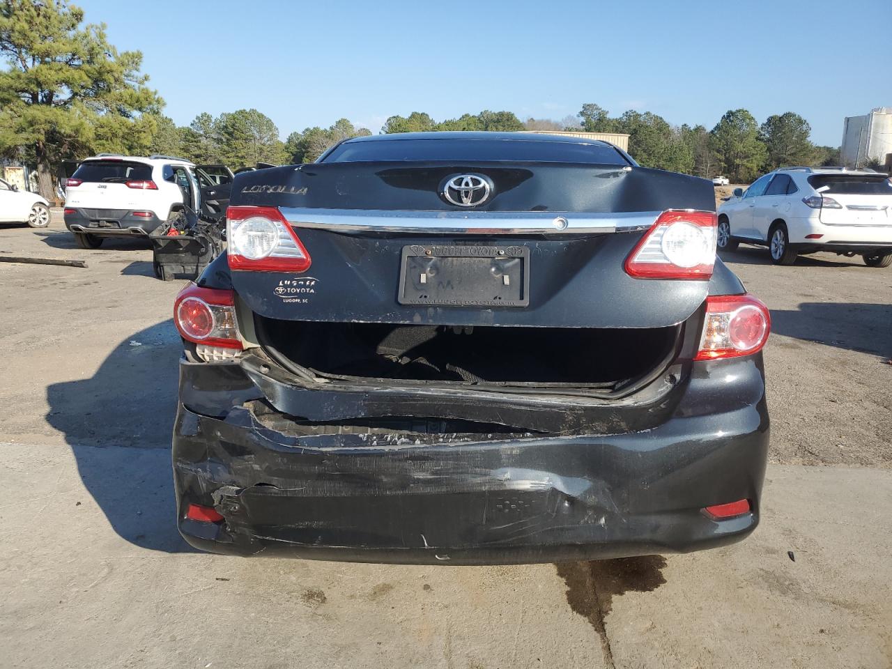 2012 Toyota Corolla VIN 2T1BU4EE3CC776383 Copart auction photo, rear end damage thumbnail 6
