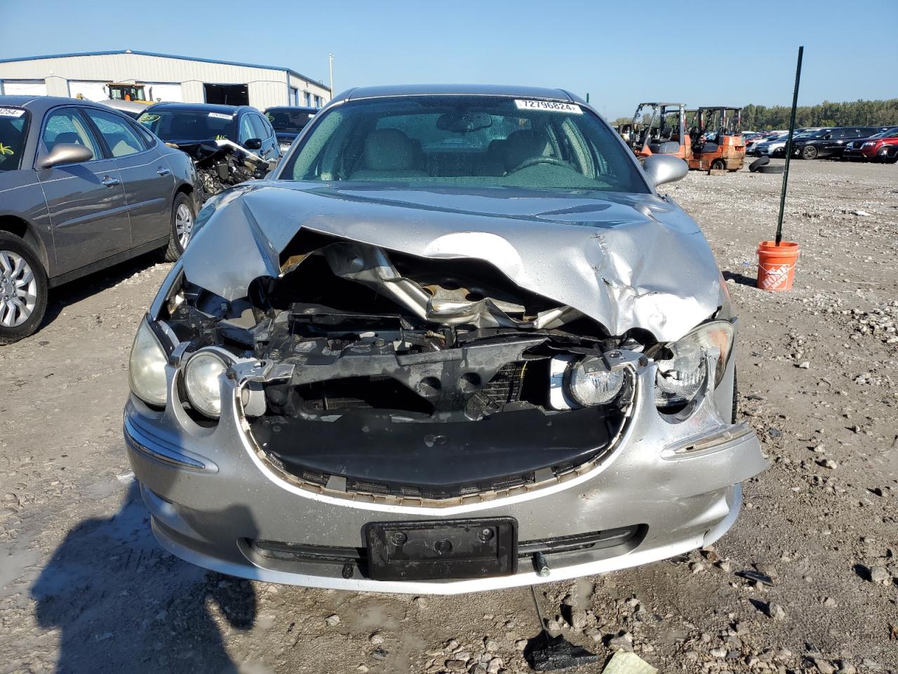 2008 Buick LaCrosse VIN 2G4WD582681188696 Copart auction photo, front end / rear end damage thumbnail 5