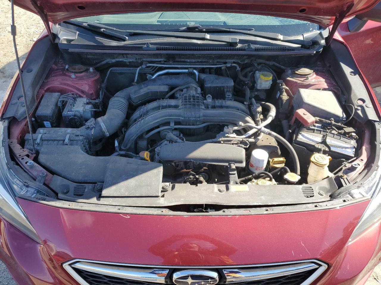2018 Subaru Impreza VIN 4S3GKAA64J3608542 Copart auction photo, front end / side damage thumbnail 11