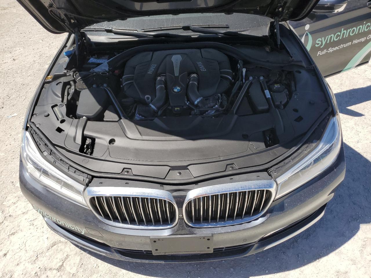 2017 BMW 7er VIN WBA7F2C54HG422160 Copart auction photo, side / front end damage thumbnail 11