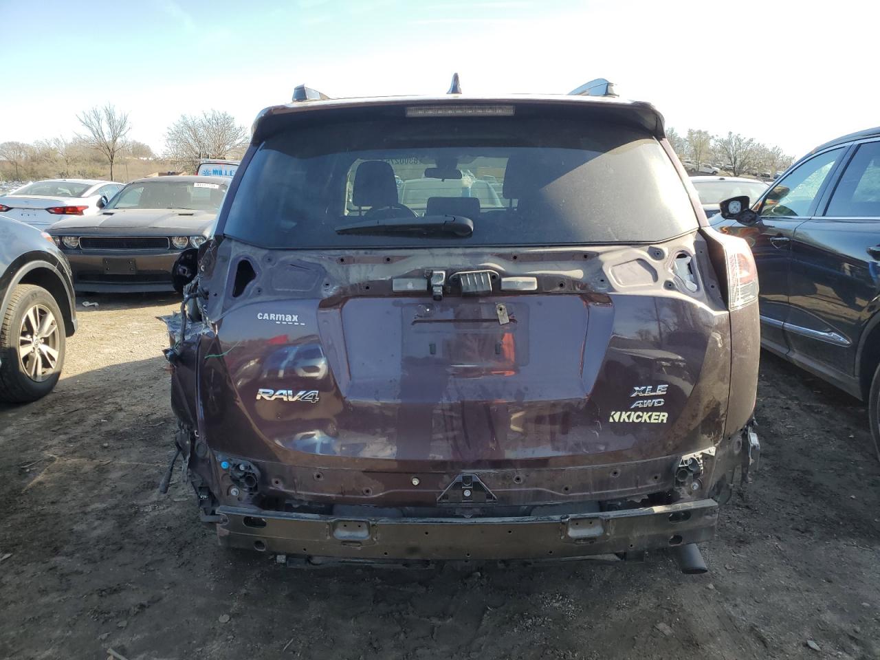 2017 Toyota RAV 4 VIN 2T3RFREV4HW689398 Copart auction photo, rear end damage thumbnail 6
