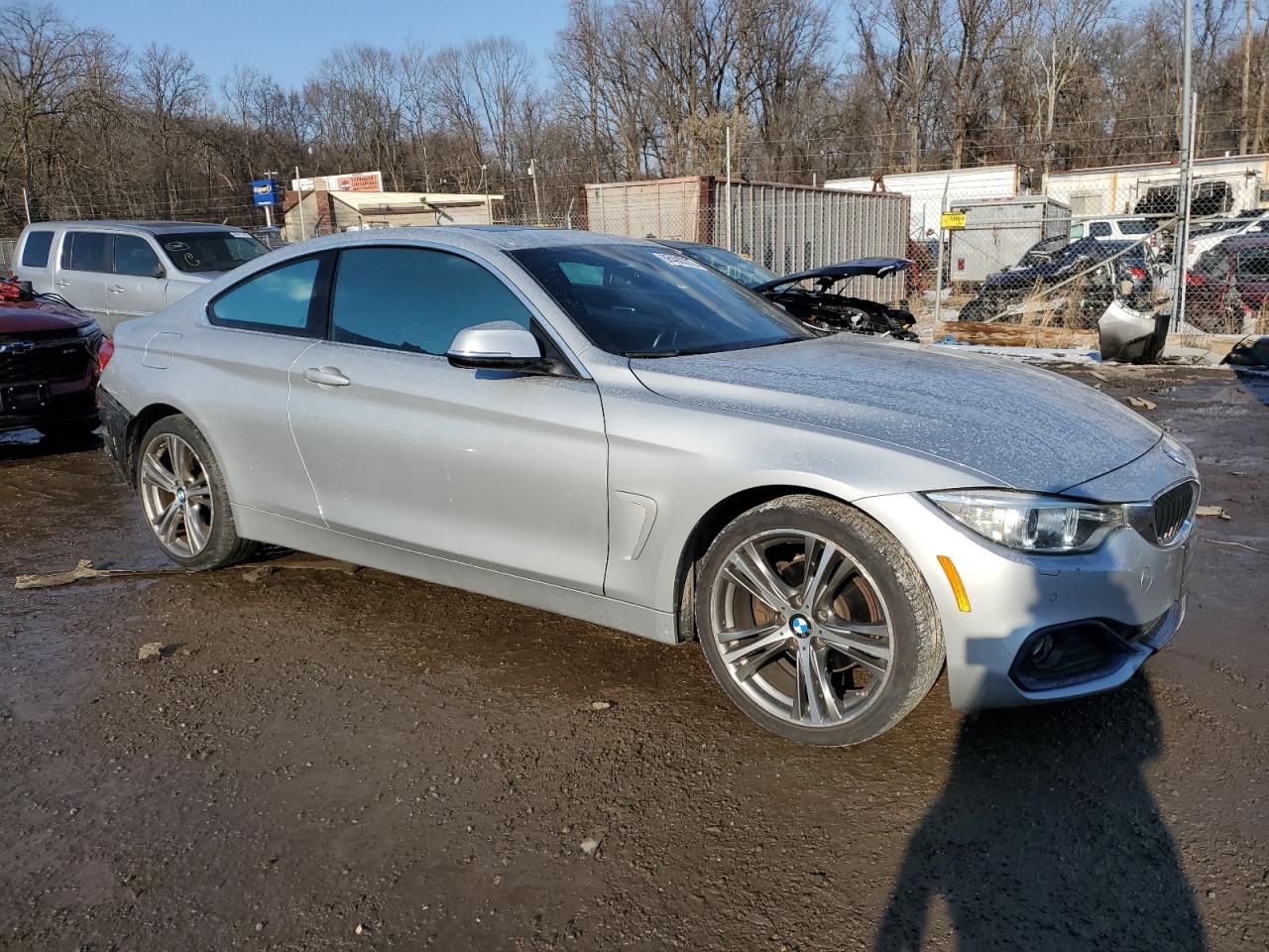2017 BMW 4er VIN WBA4R9C51HK680801 Copart auction photo, rear end damage thumbnail 4