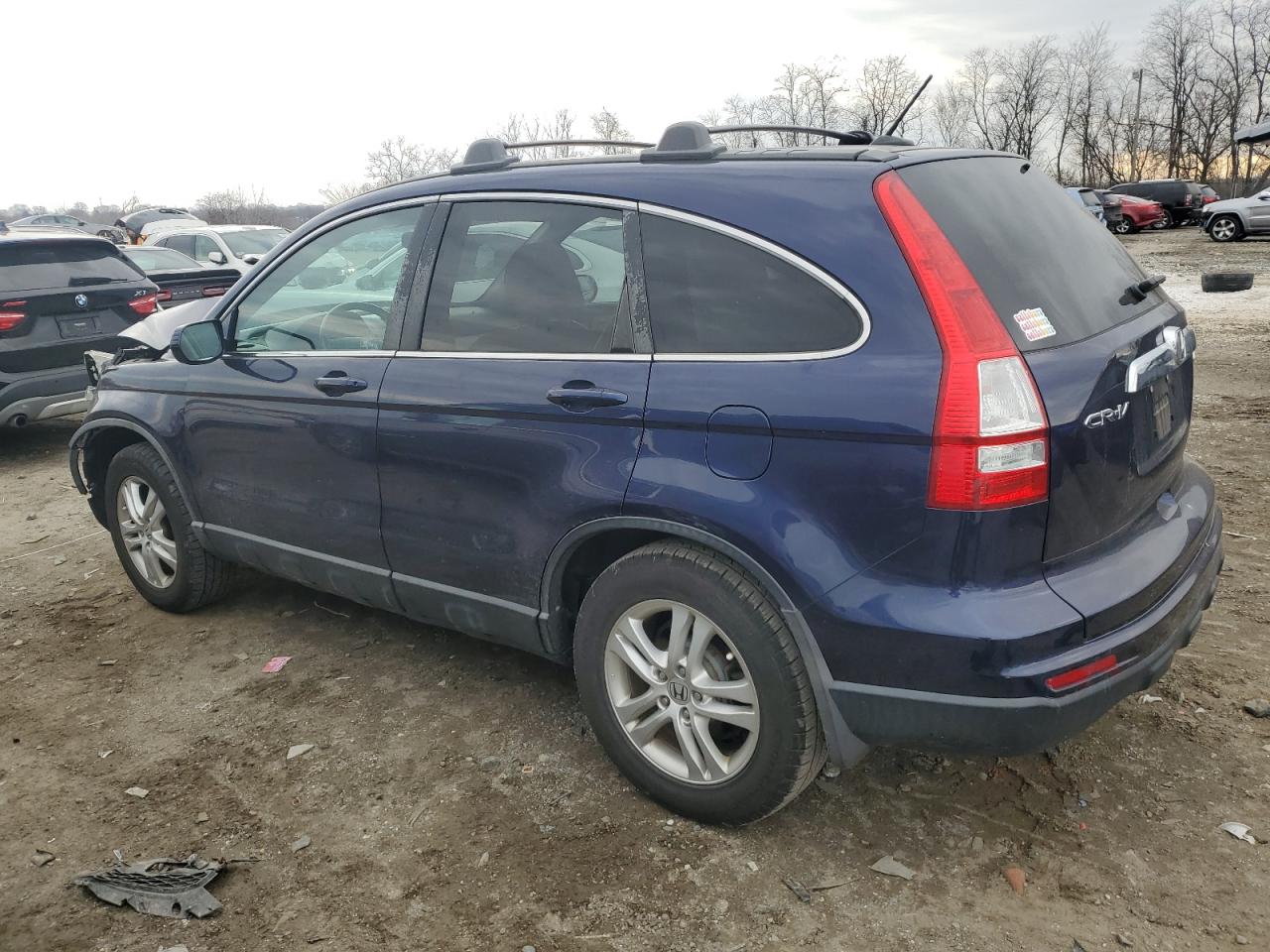 2011 Honda CR-V VIN 5J6RE4H74BL056441 Copart auction photo, front end damage thumbnail 2