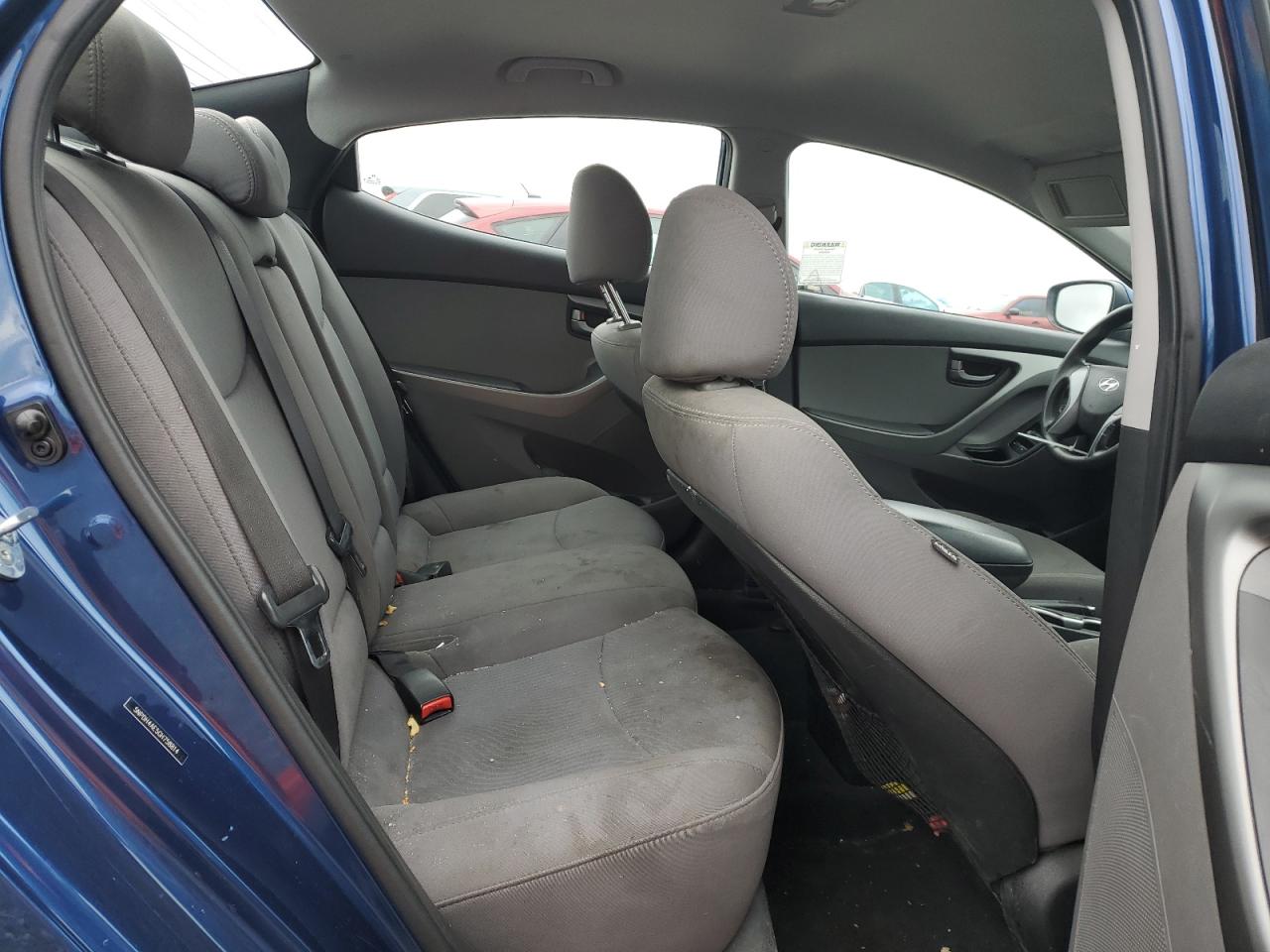 2016 Hyundai Elantra VIN 5NPDH4AE5GH758814 Copart auction photo, side damage thumbnail 10
