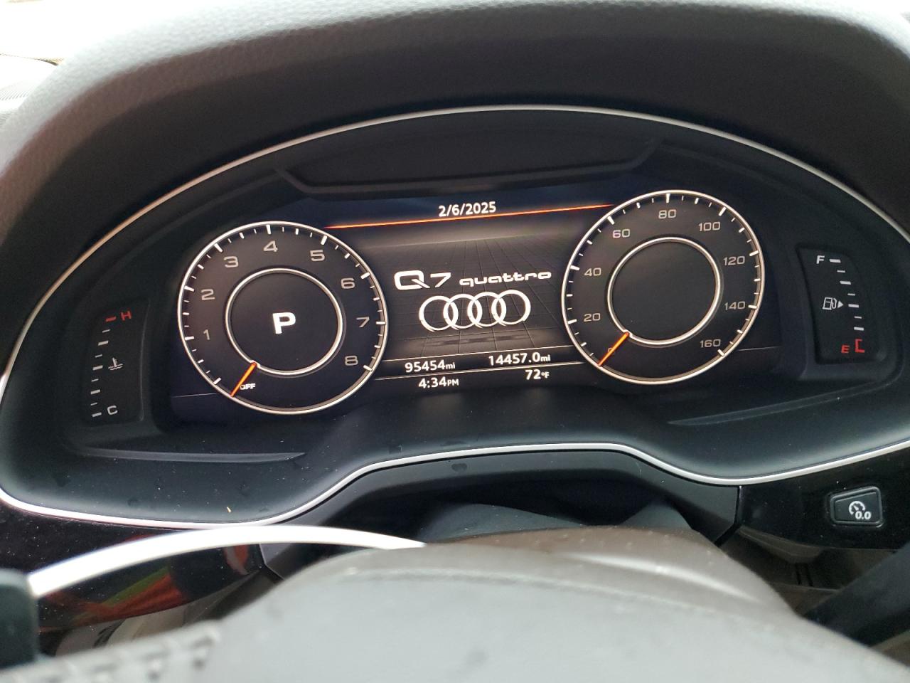 2018 Audi Q7 VIN WA1VAAF74JD014792 Copart auction photo, front end damage thumbnail 9