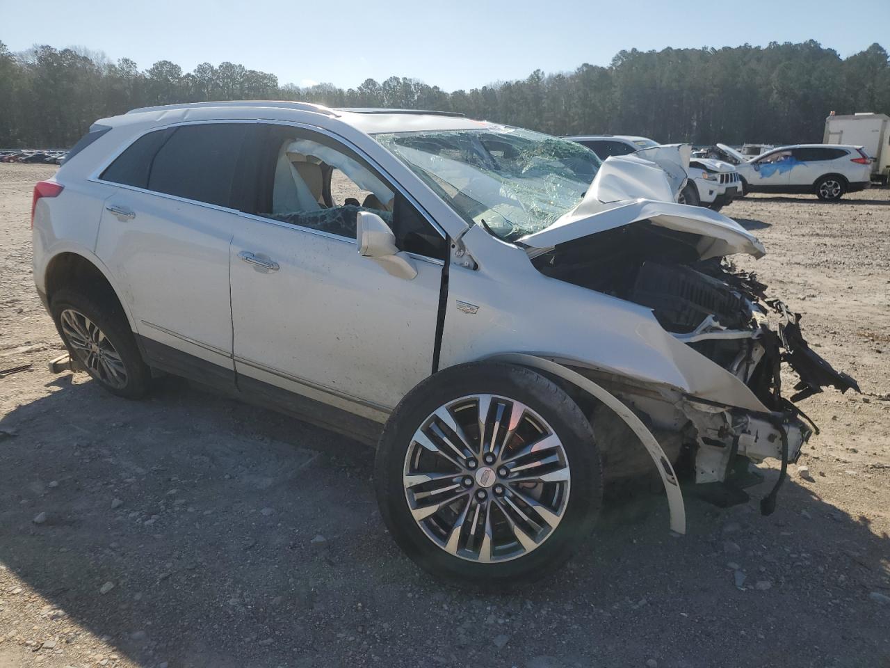 2018 Cadillac XT5 VIN 1GYKNERS6JZ224490 Copart auction photo, undercarriage / all over damage thumbnail 4