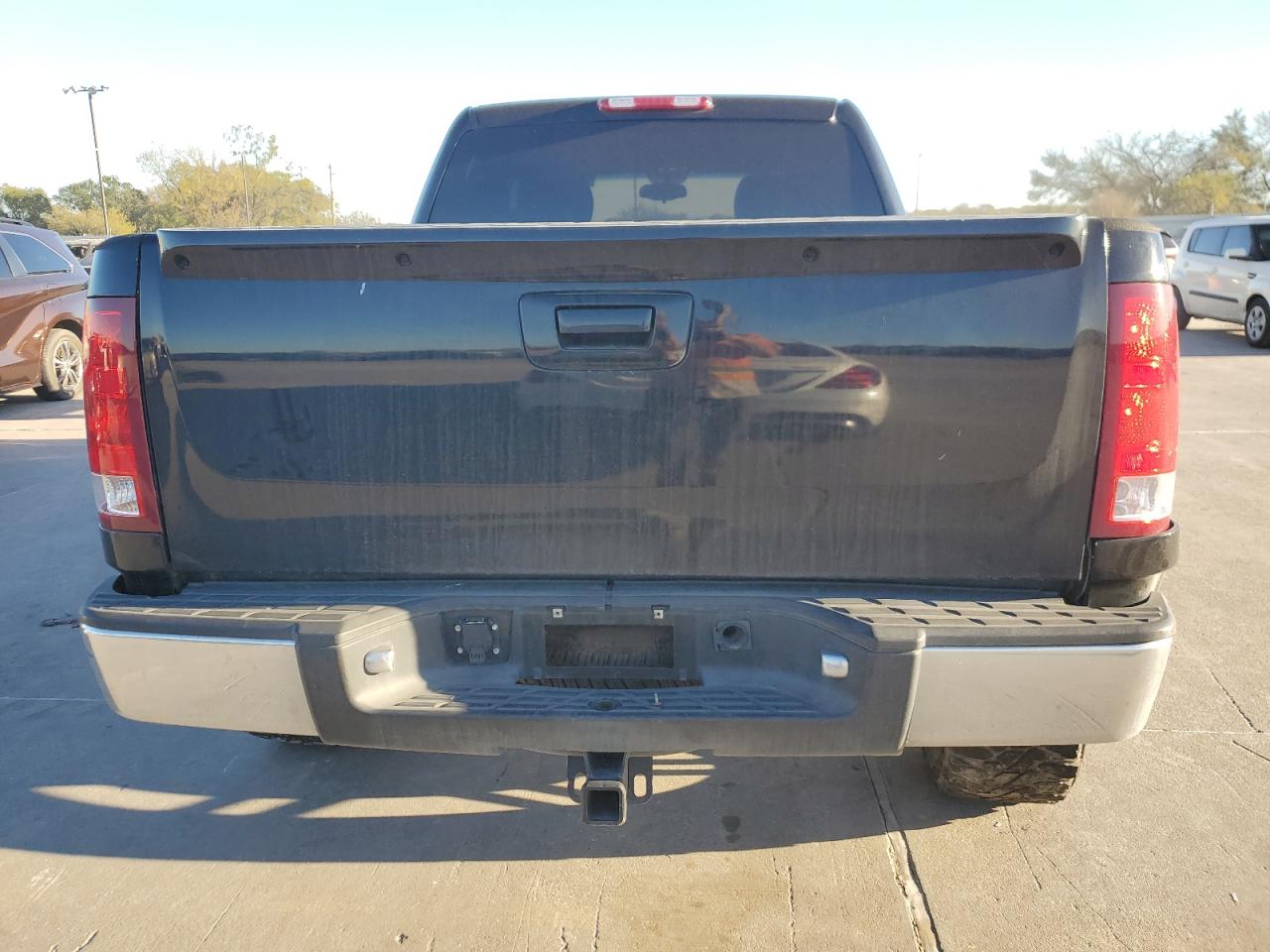 2009 GMC Sierra VIN 3GTEC13CX9G100236 Copart auction photo, side damage thumbnail 6