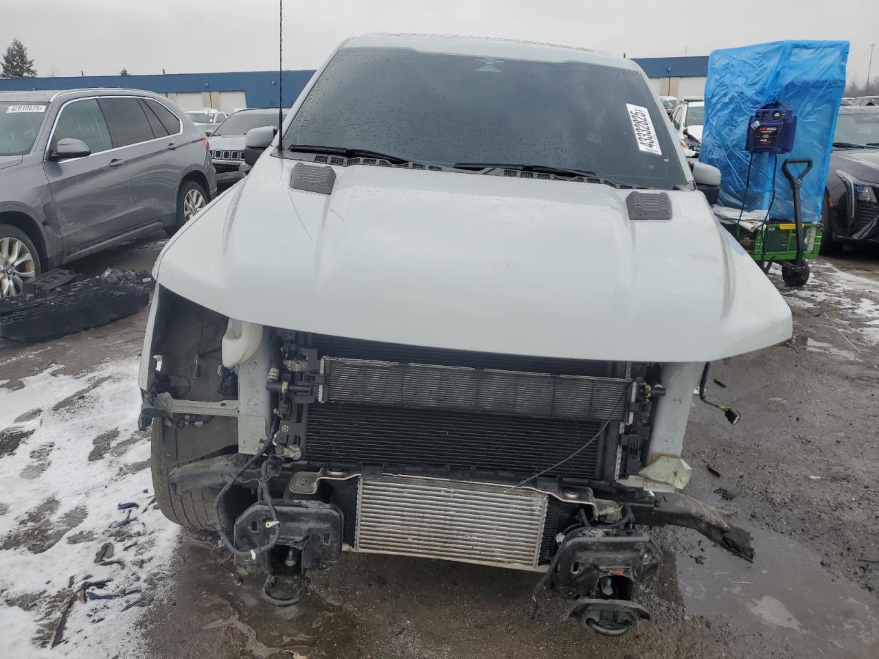 2023 Ford F-150 VIN 1FTFW1ED0PFB99858 Copart auction photo, front end / undercarriage damage thumbnail 5